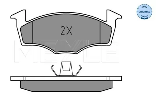 MEYLE MEYLE (025 218 6617) Front MEYLE Brake Pad Set 