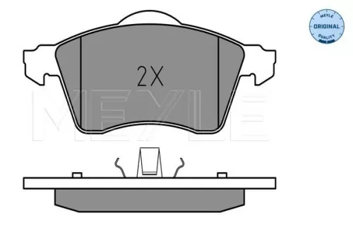 MEYLE Brake Pad Set, disc brake (025 218 8319)