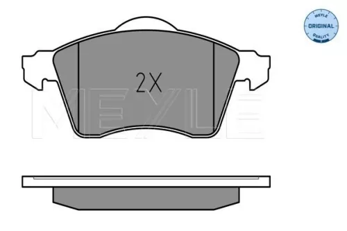 MEYLE Brake Pad Set, disc brake (025 218 8319)