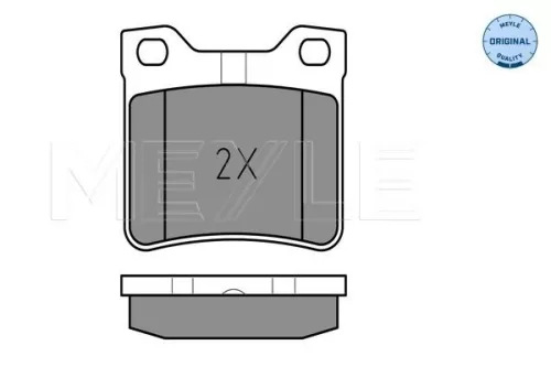 MEYLE Brake Pad Set, disc brake (025 219 0417/W)