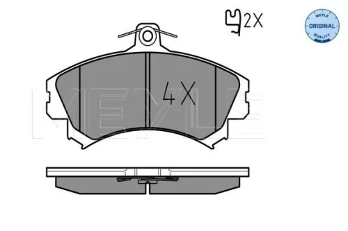MEYLE Brake Pad Set, disc brake (025 219 2015)