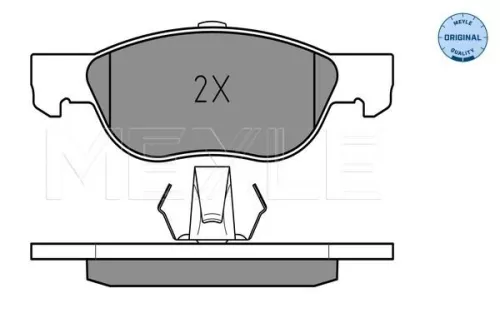 MEYLE Brake Pad Set, disc brake (025 219 2818)