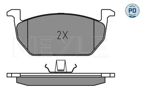 MEYLE Brake Pad Set, disc brake (025 220 3517/PD)