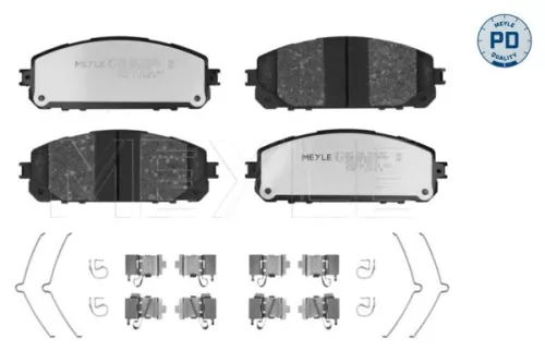 MEYLE Brake Pad Set, disc brake (025 220 7018/PD)