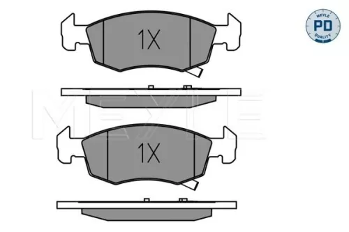 MEYLE Brake Pad Set, disc brake (025 221 4317/PD)