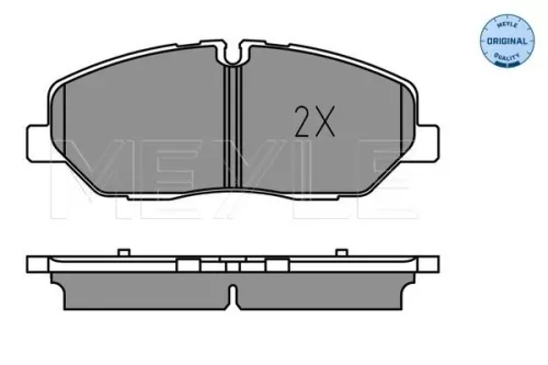 MEYLE Brake Pad Set, disc brake (025 224 2020/PD)