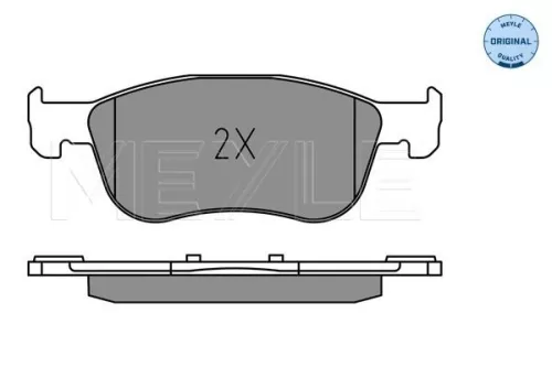 MEYLE Brake Pad Set, disc brake (025 227 4816)