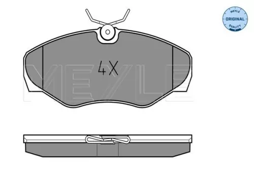 MEYLE Brake Pad Set, disc brake (025 230 9918)