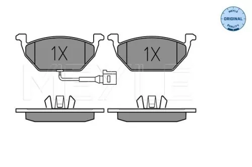 MEYLE Brake Pad Set, disc brake (025 231 3119/W)