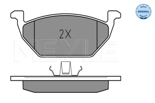 MEYLE Brake Pad Set, disc brake (025 231 3119/W)