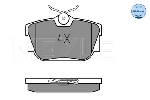 MEYLE Brake Pad Set, disc brake (025 232 2417)