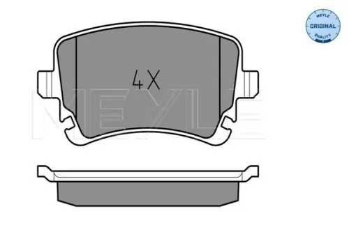 MEYLE Brake Pad Set, disc brake (025 233 2617)