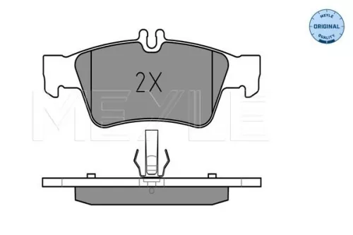 MEYLE Brake Pad Set, disc brake (025 233 3416)