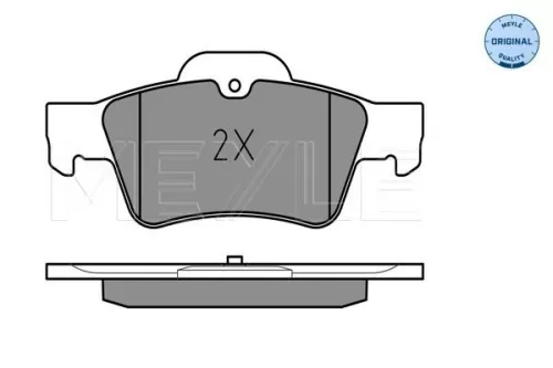 MEYLE Brake Pad Set, disc brake (025 233 3416)