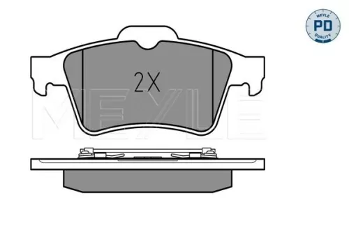 MEYLE Brake Pad Set, disc brake (025 234 8216/PD)