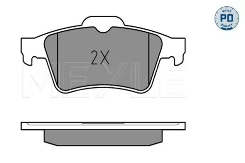MEYLE Brake Pad Set, disc brake (025 234 8216/PD)