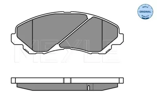 MEYLE Brake Pad Set, disc brake (025 235 8416/W)