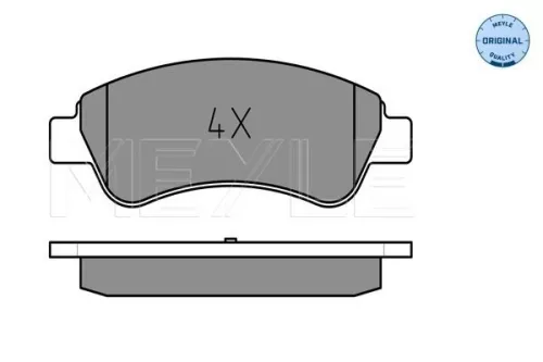 MEYLE Brake Pad Set, disc brake (025 235 9919)