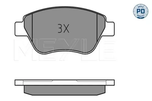MEYLE Brake Pad Set, disc brake (025 237 0517/PD)