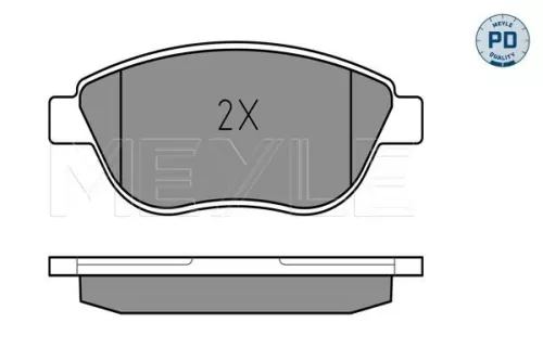 MEYLE Brake Pad Set, disc brake (025 237 0918/PD)