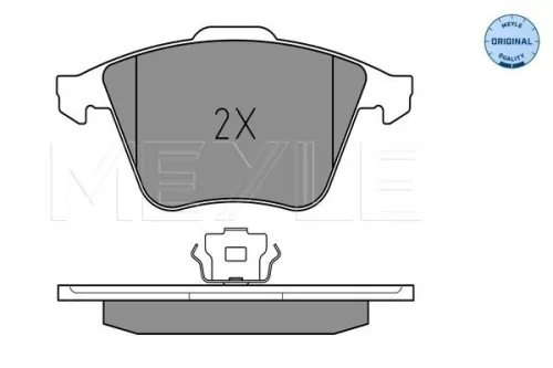 MEYLE Brake Pad Set, disc brake (025 239 1218)
