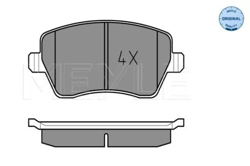 MEYLE Brake Pad Set, disc brake (025 239 7317)