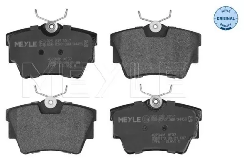 MEYLE Brake Pad Set, disc brake (025 239 8017)