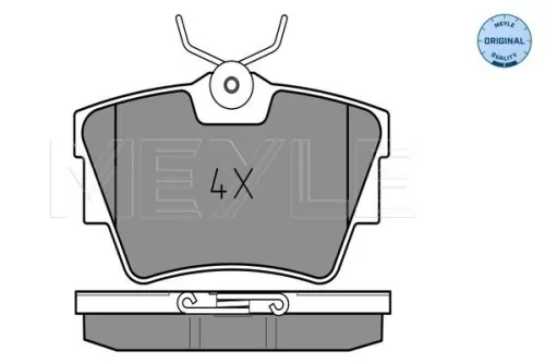 MEYLE Brake Pad Set, disc brake (025 239 8017)