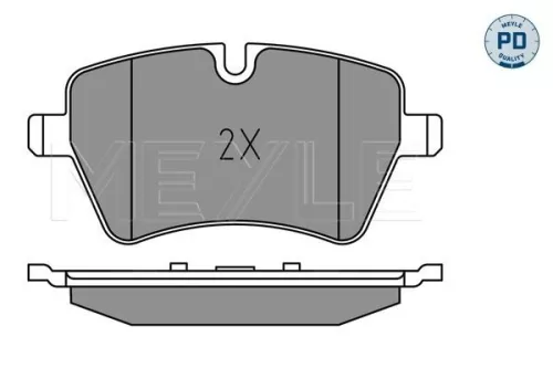 MEYLE Brake Pad Set, disc brake (025 239 8418/PD)