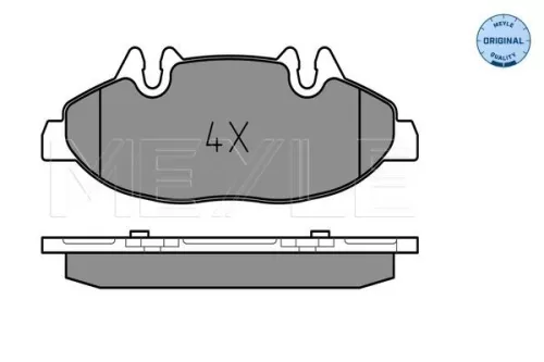 MEYLE Brake Pad Set, disc brake (025 240 0720)