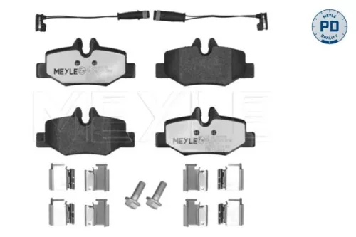 MEYLE Brake Pad Set, disc brake (025 240 0817/PD)