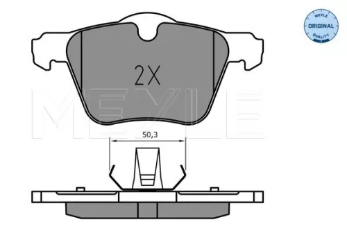 MEYLE Brake Pad Set, disc brake (025 241 4218)