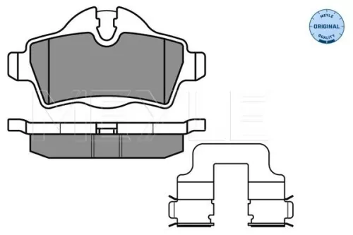 MEYLE Brake Pad Set, disc brake (025 242 8917)