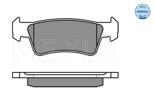 MEYLE Brake Pad Set, disc brake (025 243 6719/W)