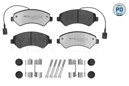 MEYLE Brake Pad Set, disc brake (025 244 6619-1/PD)