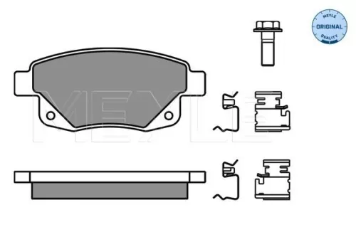 MEYLE Brake Pad Set, disc brake (025 244 8617/W)