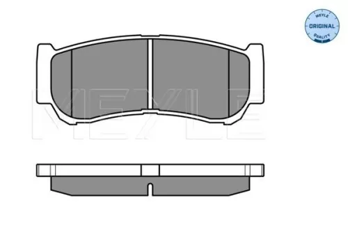 MEYLE Brake Pad Set, disc brake (025 244 8816/W)