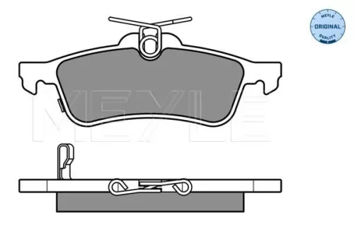 MEYLE Brake Pad Set, disc brake (025 245 7415/W)