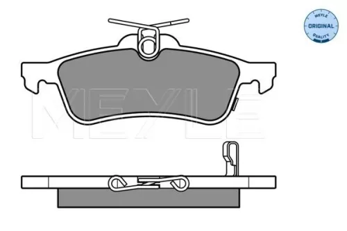 MEYLE Brake Pad Set, disc brake (025 245 7415/W)
