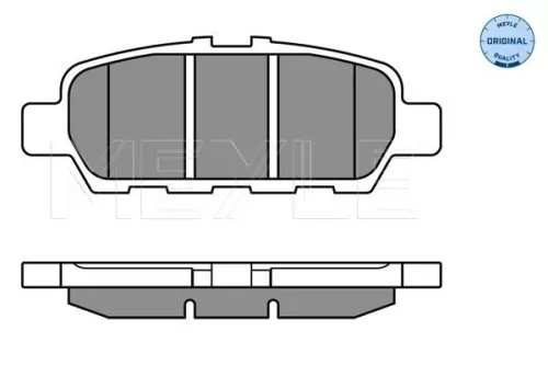 MEYLE Brake Pad Set, disc brake (025 248 7113/W)