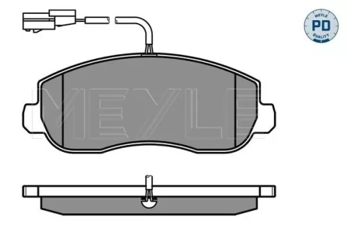 MEYLE Brake Pad Set, disc brake (025 251 4718/PD)