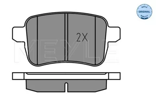 MEYLE Brake Pad Set, disc brake (025 251 5617)
