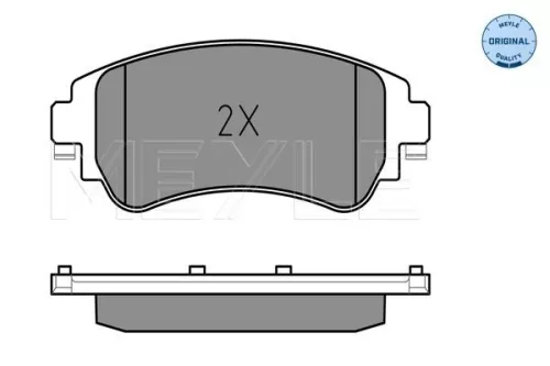 MEYLE Brake Pad Set, disc brake (025 252 2018)