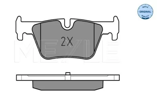 MEYLE Brake Pad Set, disc brake (025 253 0717)