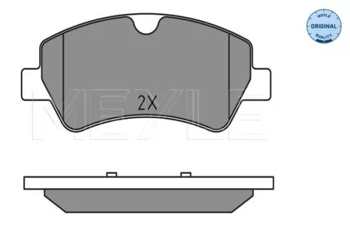 MEYLE Brake Pad Set, disc brake (025 256 0418)