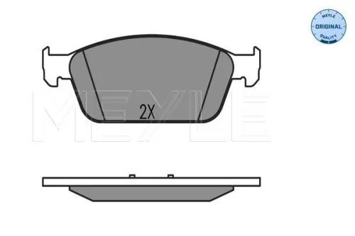 MEYLE Brake Pad Set, disc brake (025 257 3618)
