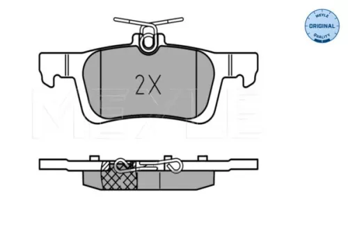 MEYLE Brake Pad Set, disc brake (025 258 4116)