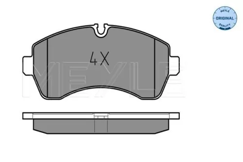 MEYLE Brake Pad Set, disc brake (025 292 0020)