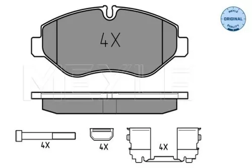 MEYLE Brake Pad Set, disc brake (025 292 2920)