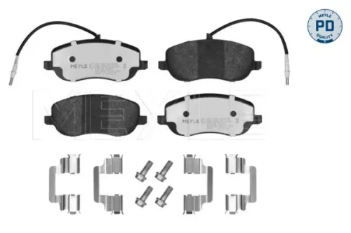 MEYLE Brake Pad Set, disc brake (025 202 6119/PD)